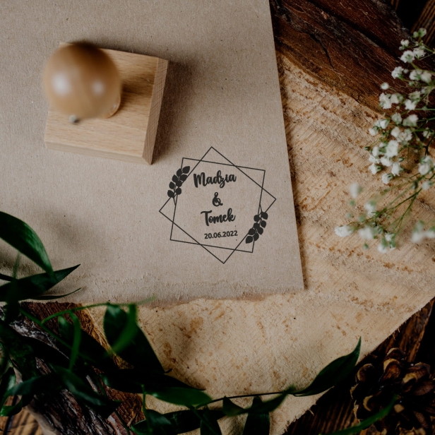 Stempel Ślubny - Piórko