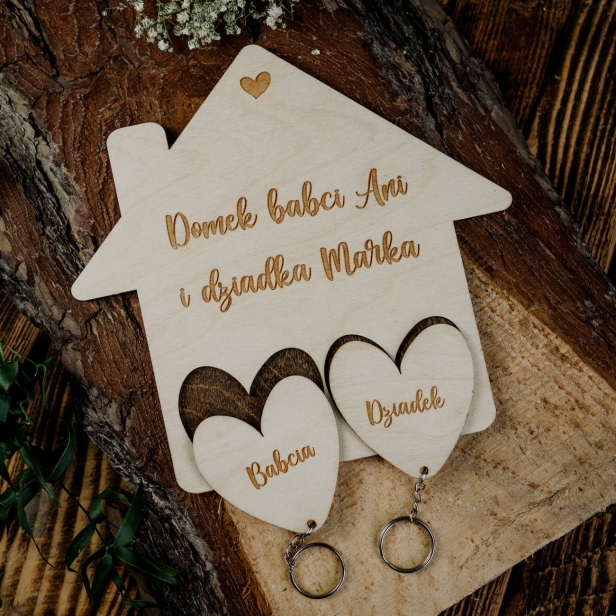 Drewniany domek Babci i Dziadka