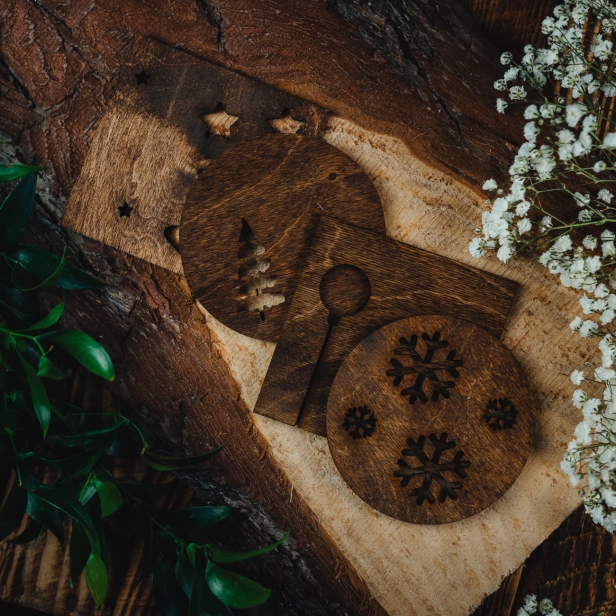 Świąteczne podkładki pod kubek