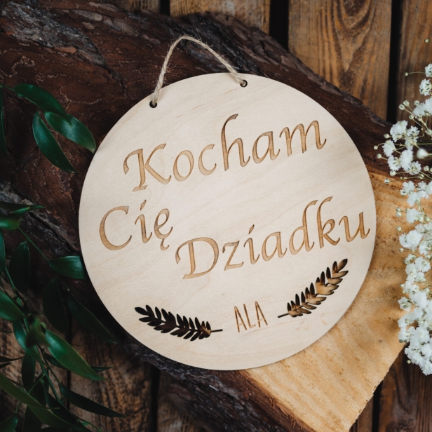 Tabliczka koło - Dziadek