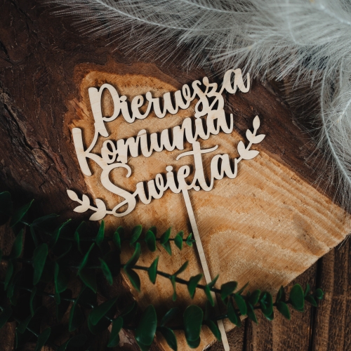 Topper Pierwsza Komunia Święta